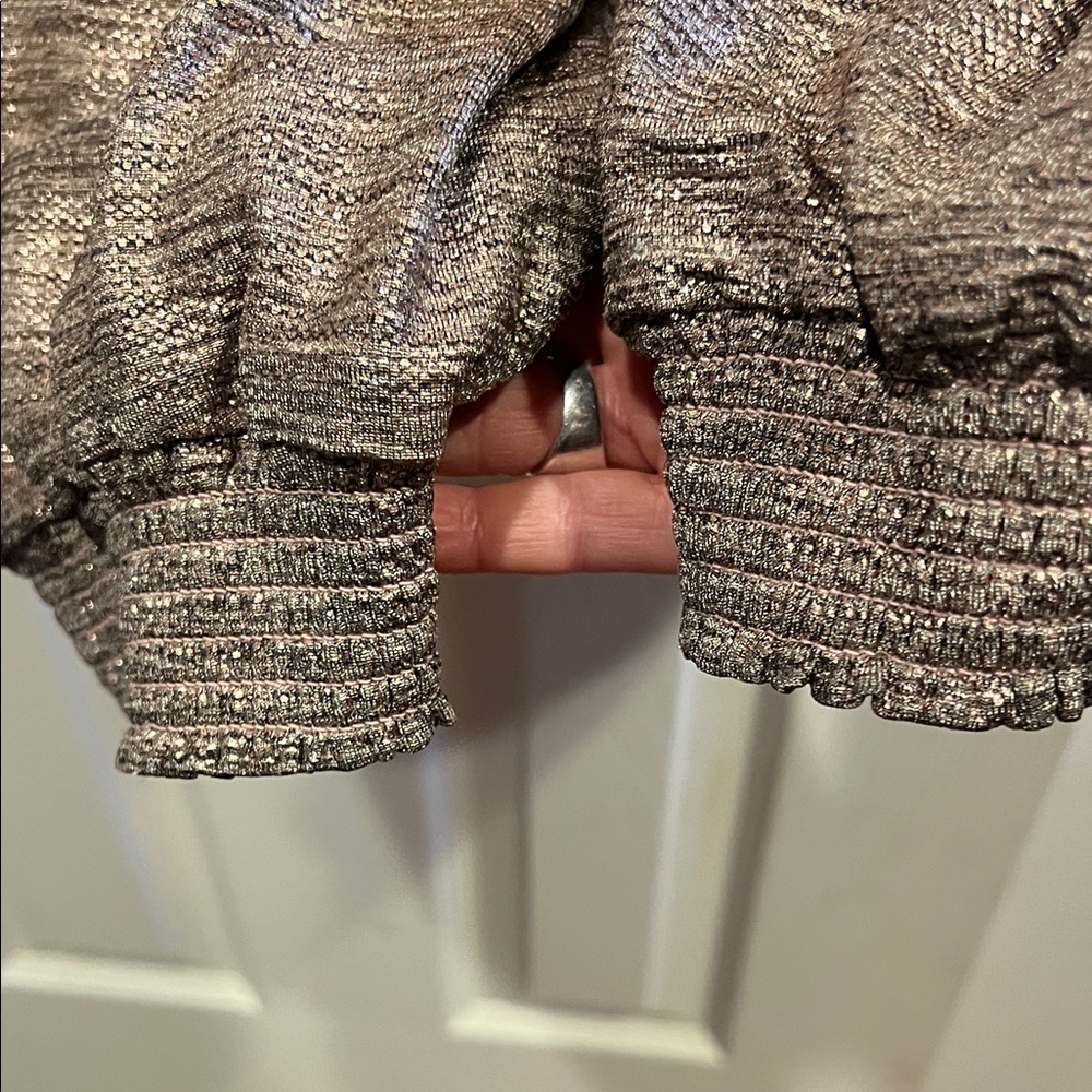 Anthropologie Textured Shimmer Genie pants/joggers - Picture 9 of 9